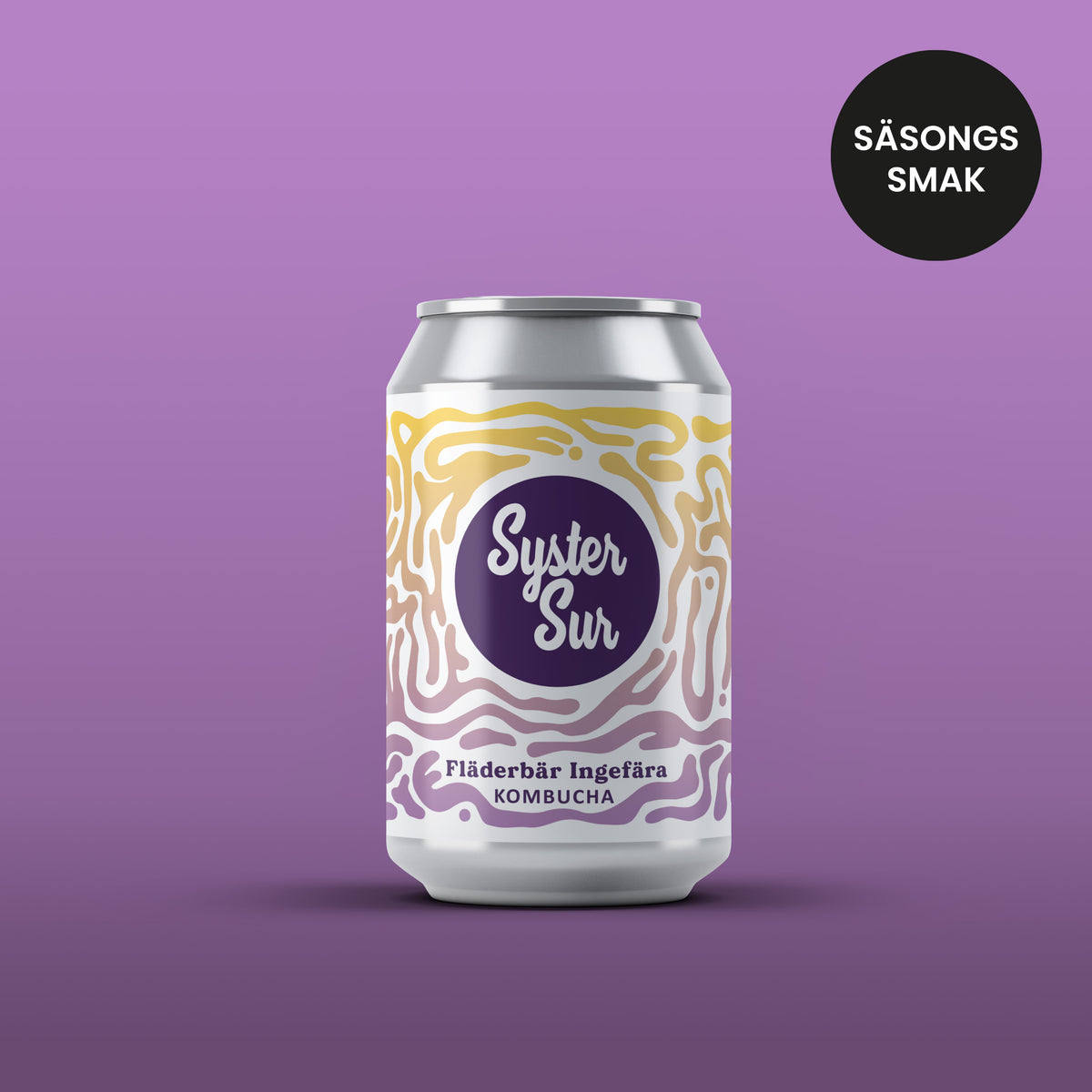 Kombucha Fläderbär Ingefära 6-pack